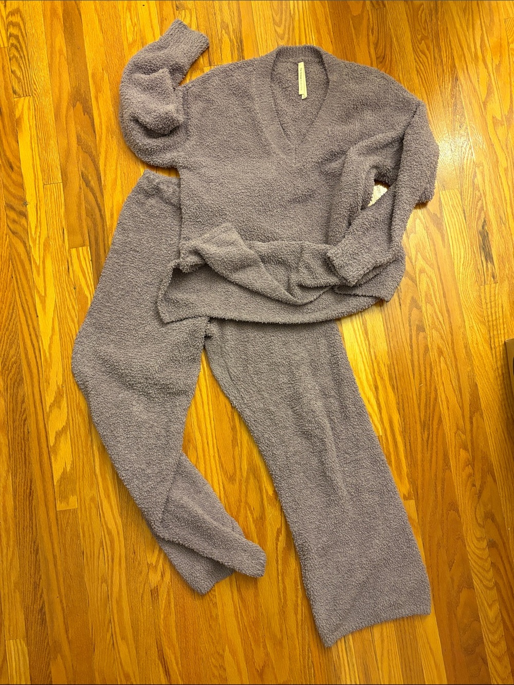 Babaton Lavender Fuzzy Loungewear Set